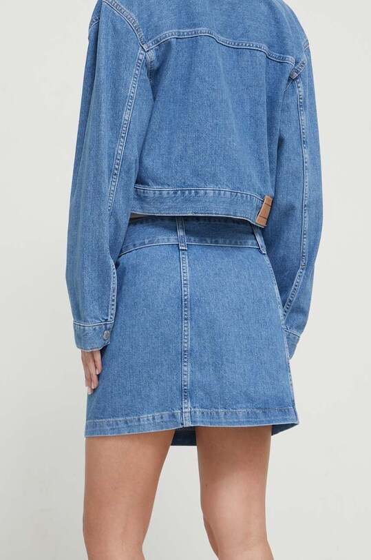 Îmbrăcăminte Tommy Jeans fustă din denim DW0DW17668 albastru