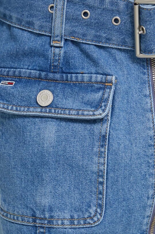 Traper suknja Tommy Jeans plava DW0DW17668