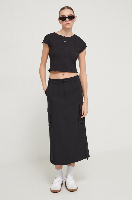 Sukňa Tommy Jeans DW0DW17719 čierna SS24