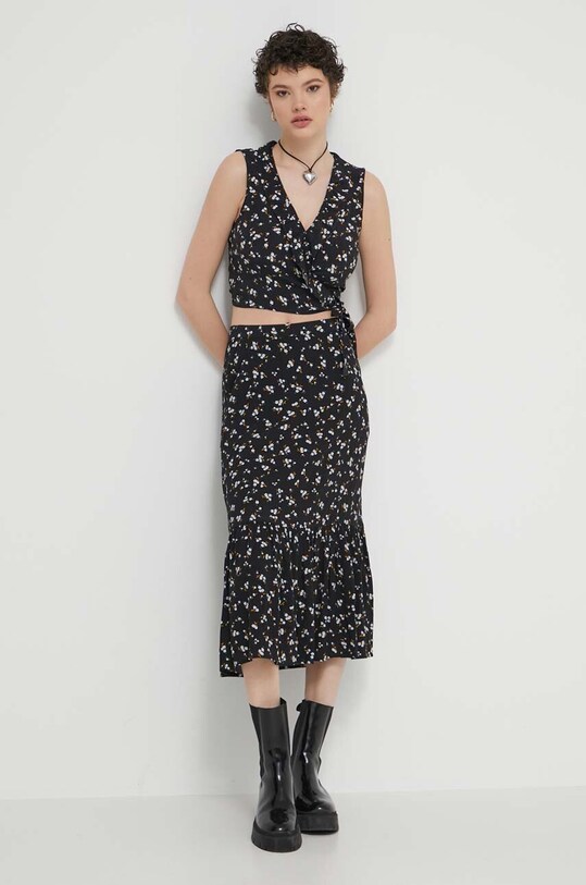 Tommy Jeans spódnica DW0DW17873 czarny SS24