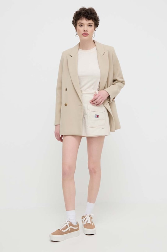 Брюки-юбка Tommy Jeans DW0DW17874 бежевый SS24