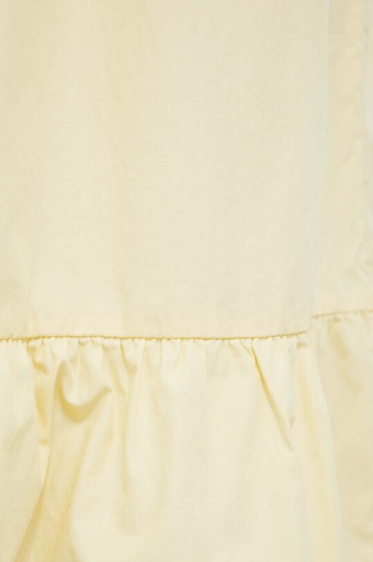 Tommy Jeans pamut szoknya DW0DW17876 sárga