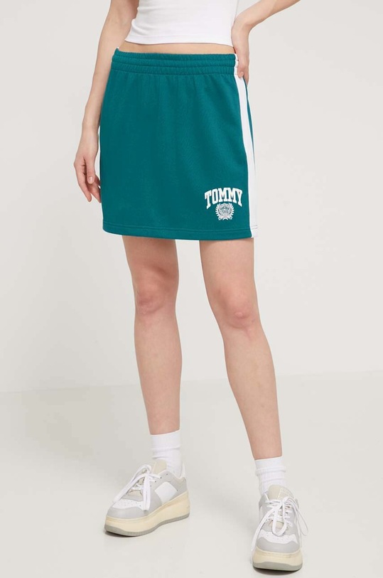 Tommy Jeans fustă DW0DW17877 turcoaz SS24
