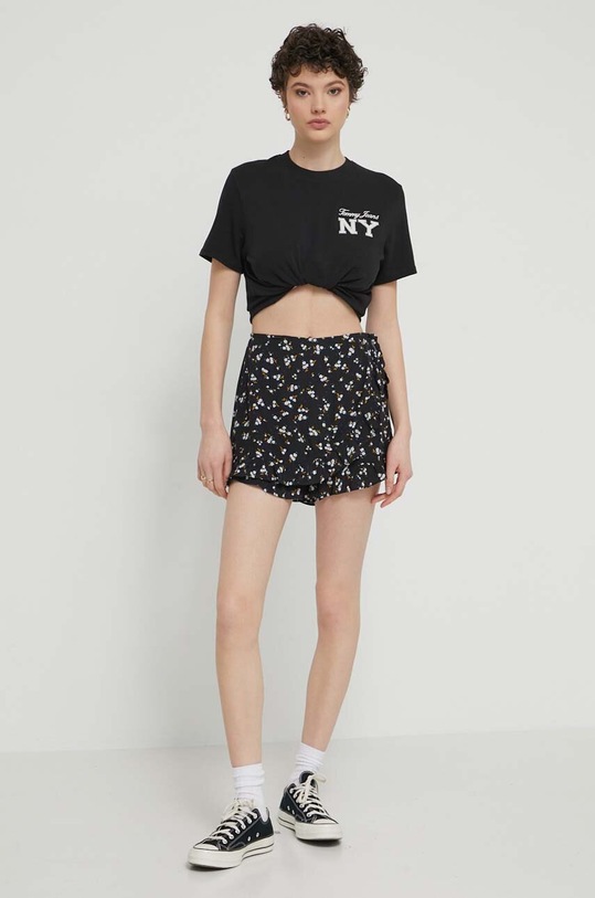 Suknja - hlače Tommy Jeans DW0DW17960 crna SS24