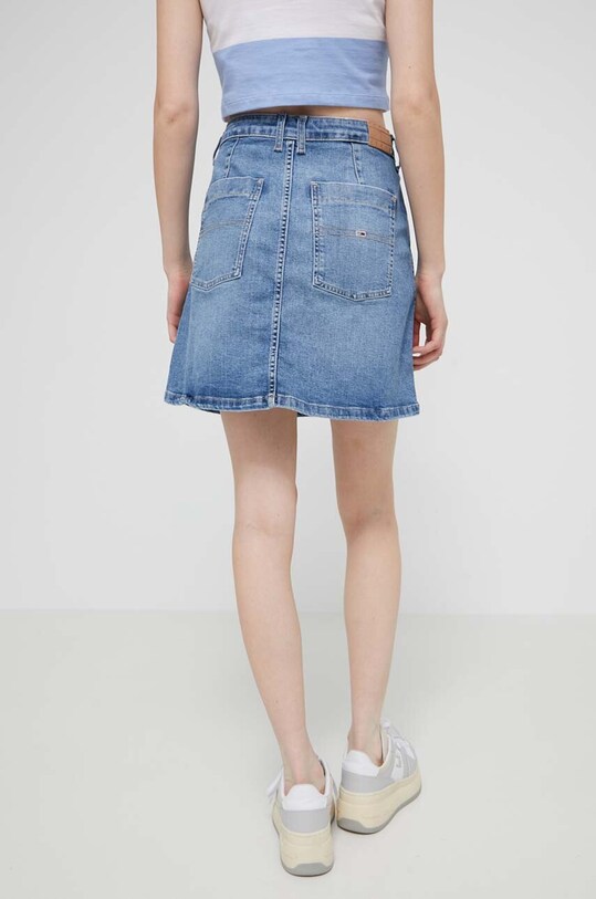 Îmbrăcăminte Tommy Jeans fustă din denim DW0DW17982 albastru