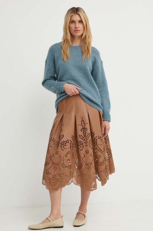 Юбка MUNTHE 1215.24205 коричневый AW24
