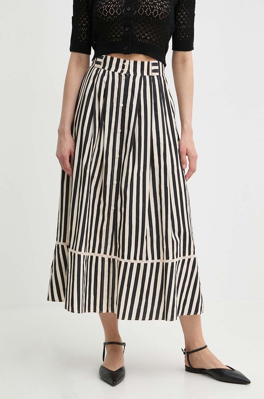 MAX&Co. fustă din bumbac curele multicolor 2416101034200