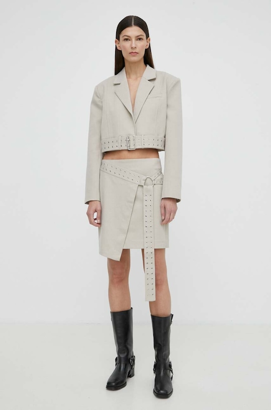 Gestuz szoknya 10908859 szürke SS24