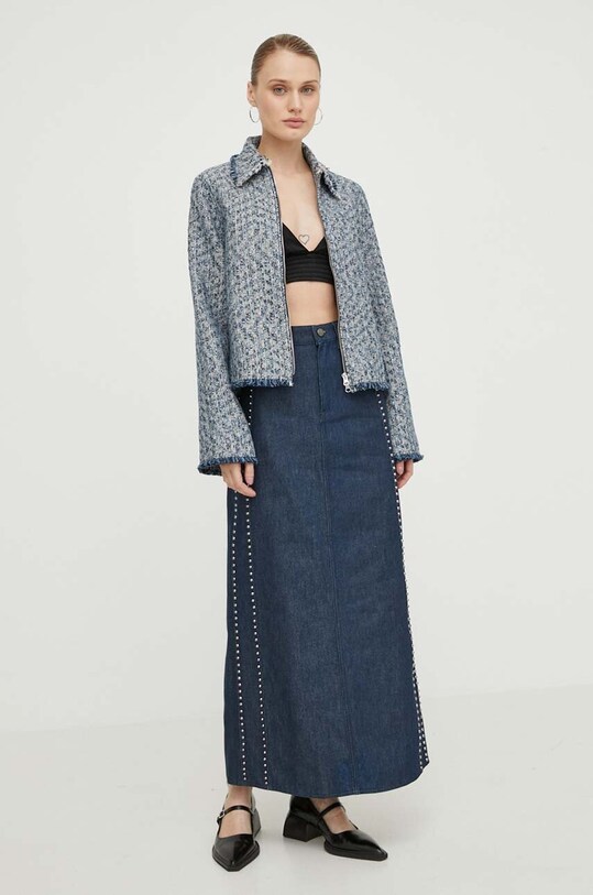 Gestuz fustă din denim 10909033 bleumarin SS24