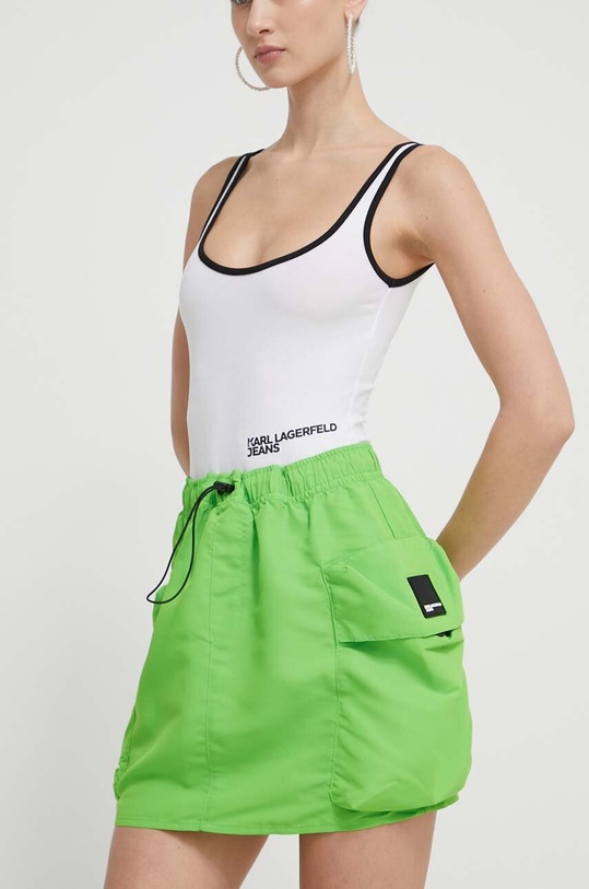 Karl Lagerfeld Jeans spódnica 241J1203 zielony SS24