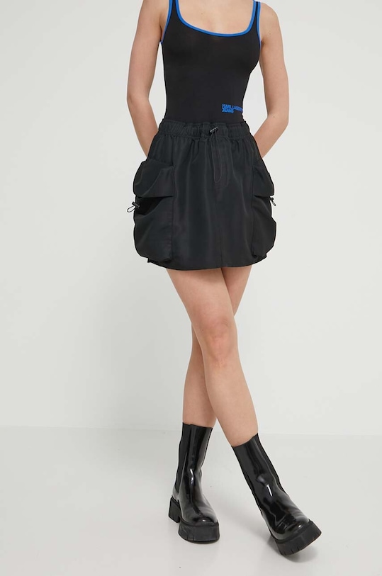 Karl Lagerfeld Jeans spódnica casual czarny 241J1203