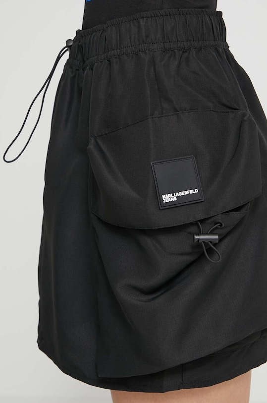 Karl Lagerfeld Jeans spódnica czarny 241J1203