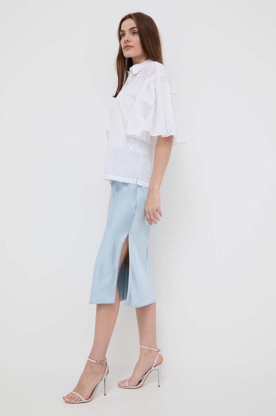 Karl Lagerfeld fusta albastru 241W1203