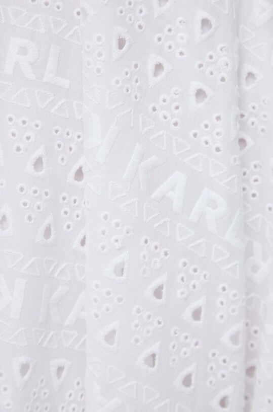 Karl Lagerfeld fusta din bumbac 241W1200 bej