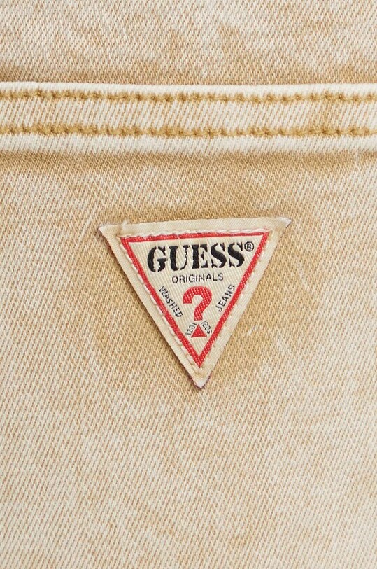 Джинсовая юбка Guess Originals бежевый W4GG53D4RG0