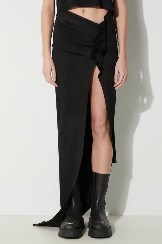 Джинсовая юбка Rick Owens Denim Skirt Edfu Skirt Long