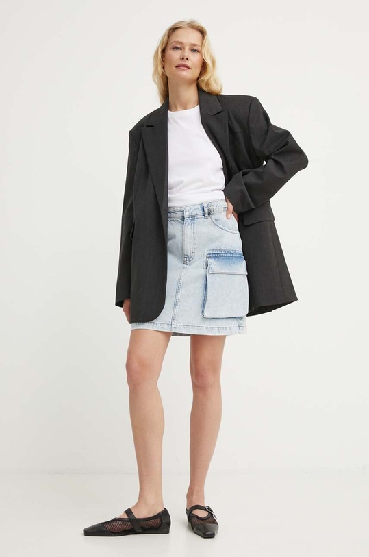 Džínová sukně Gestuz 10909152 modrá SS24