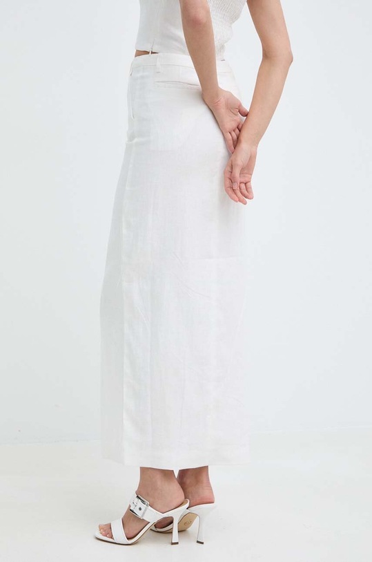 Odzież Bardot spódnica lniana SITA 59262SB.IVORY biały