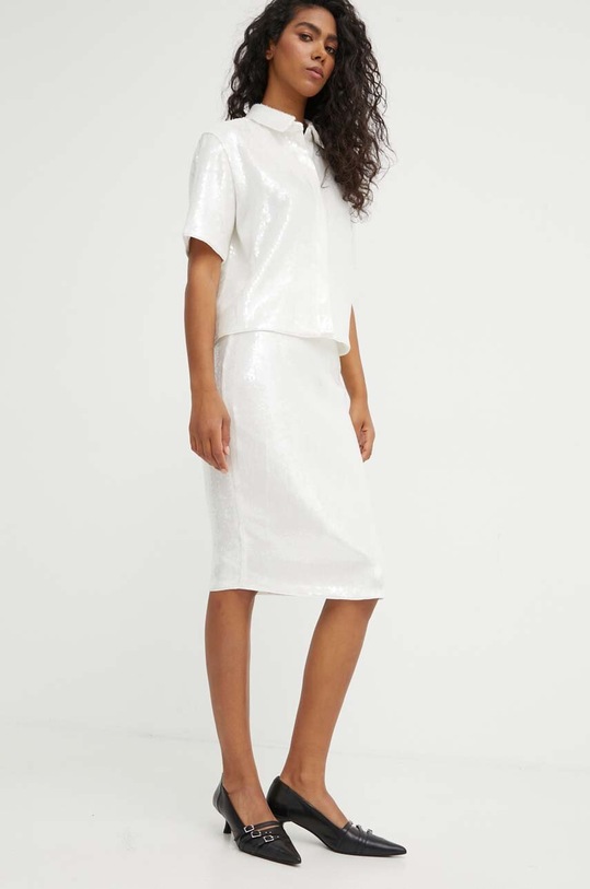 Theory fusta O0405302 alb SS24