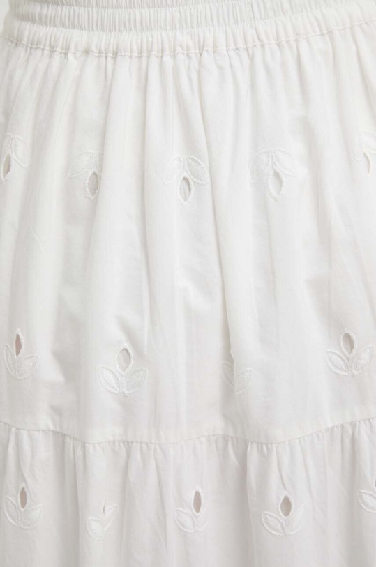 Βαμβακερή φούστα Desigual VICENZA 24SWFW05 λευκό