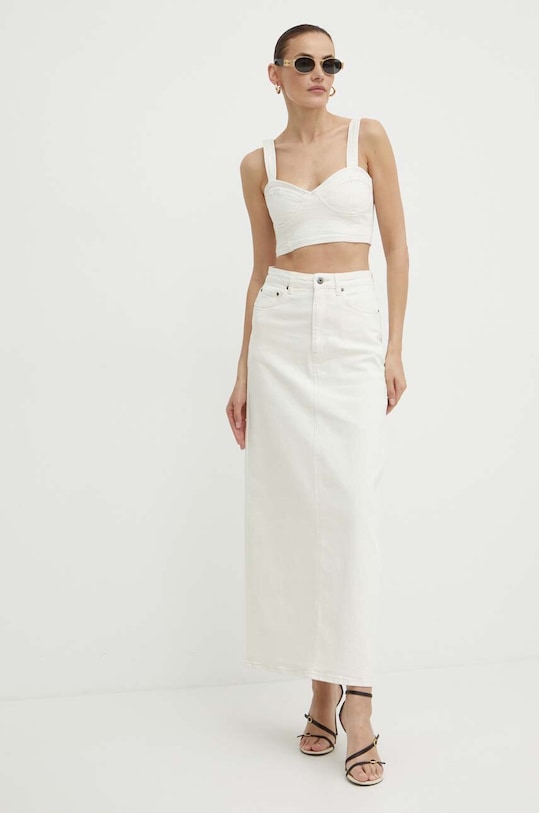Bardot spódnica jeansowa EVIANNA 91371SB.OFF.WHITE beżowy SS24