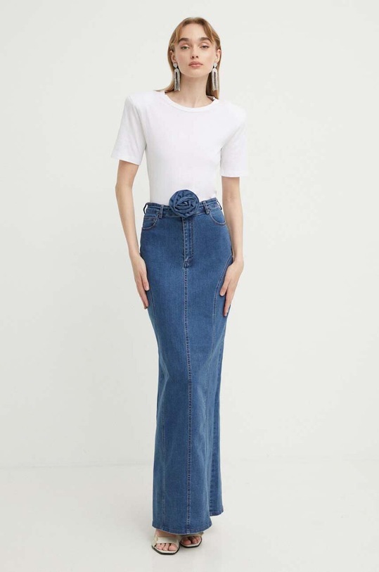 Rotate spódnica jeansowa 1119331827 niebieski SS24
