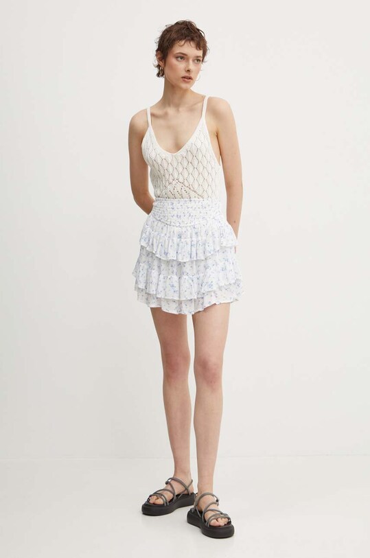 Hollister Co. fusta KI343.4088.108 alb SS24