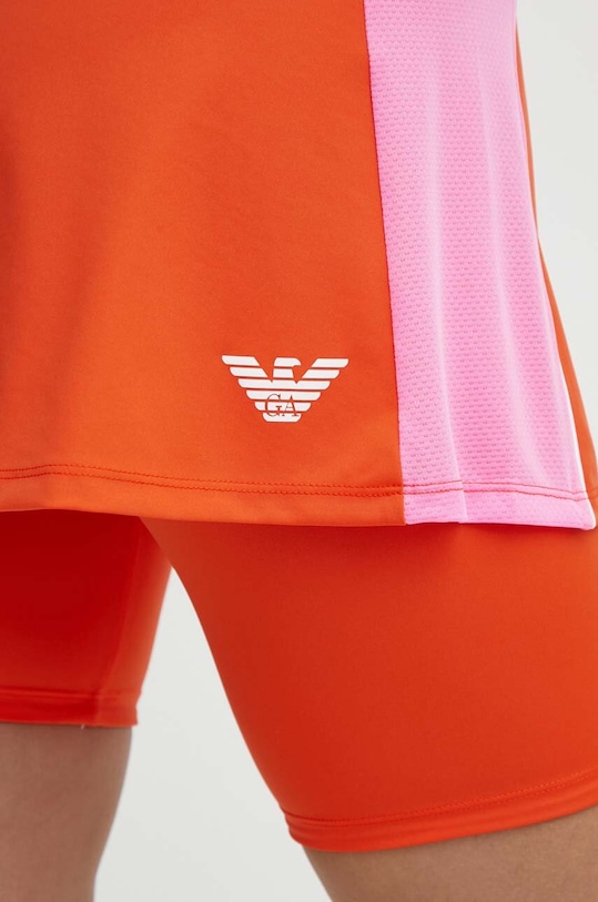 EA7 Emporio Armani spódnica sportowa Tennis Pro 3DTN51.TJTCZ.1464 pomarańczowy