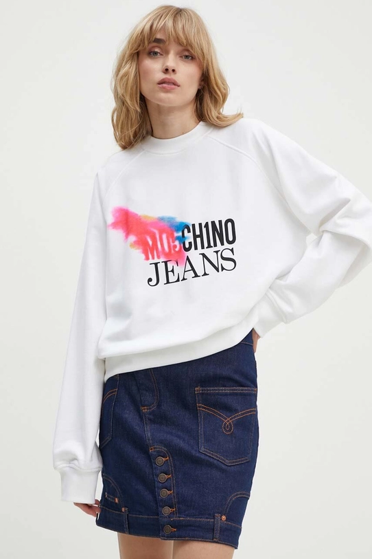 Moschino Jeans spódnica jeansowa niebieski 0102.3239