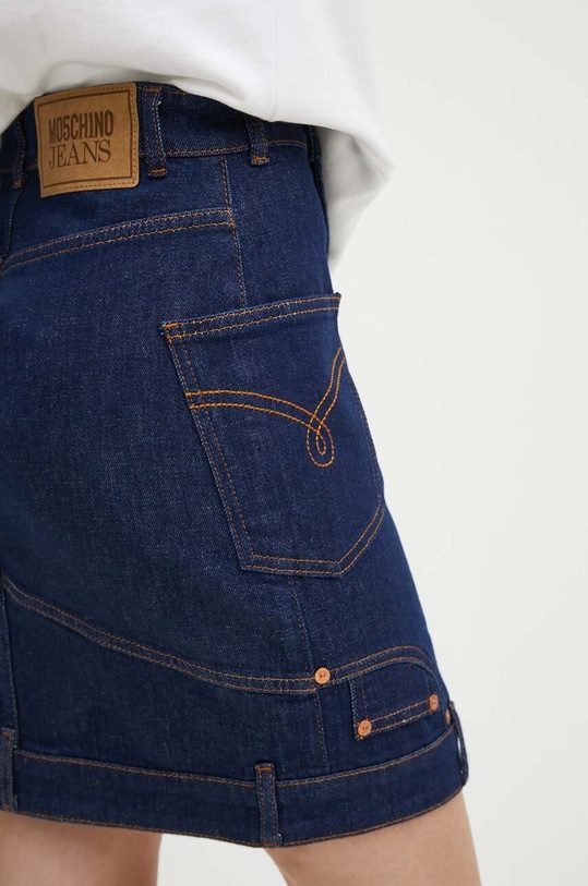 Rifľová sukňa Moschino Jeans 0102.3239 modrá