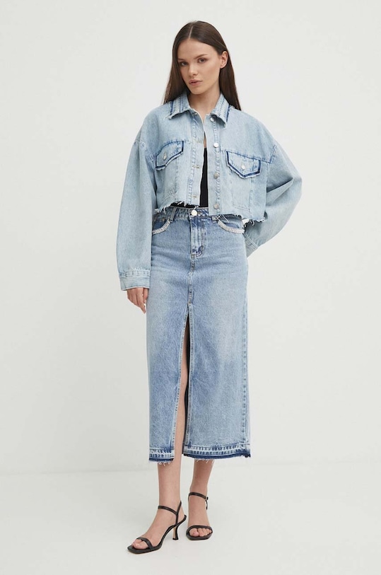 Джинсовая юбка Artigli SHARON.LAV.CHIARO голубой SS24