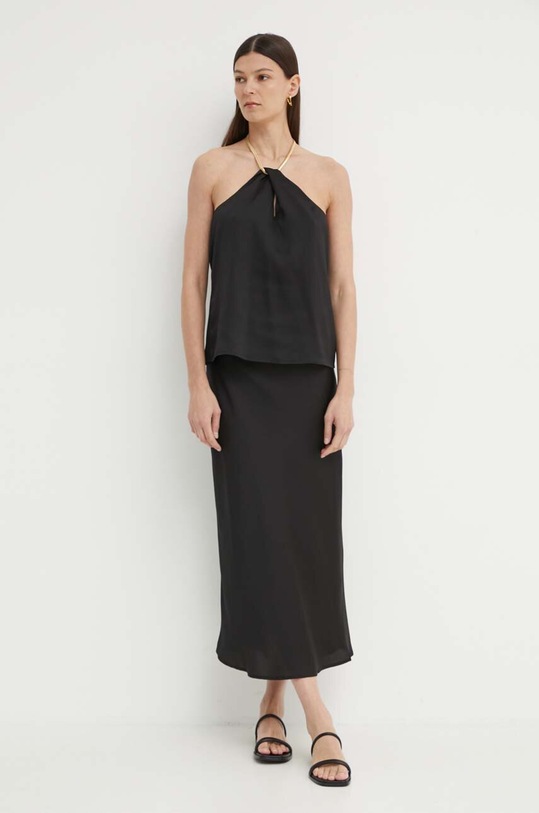 Bruuns Bazaar fusta AcaciaBBJoane skirt BBW3909 negru SS24