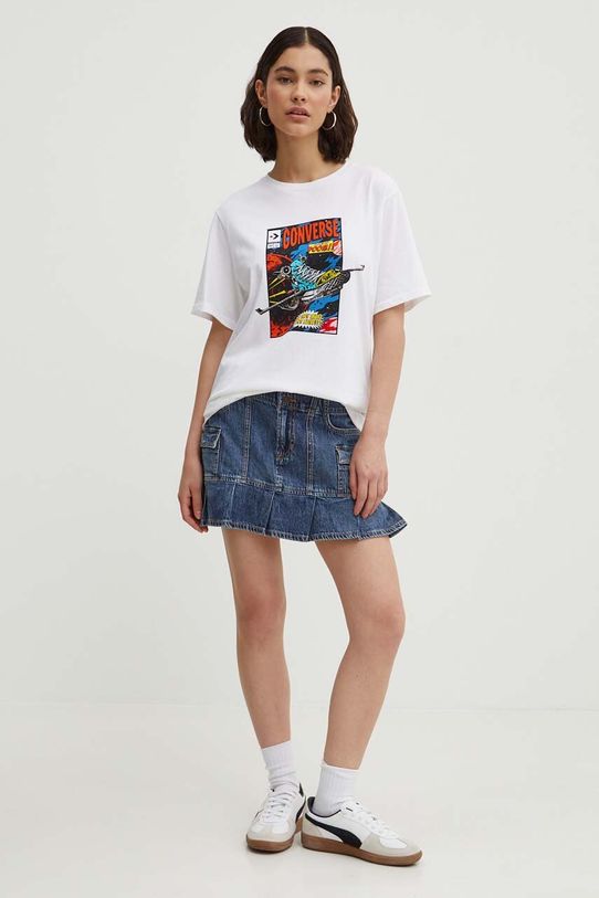 Rifľová sukňa Hollister Co. KI343.4149.278 modrá SS24