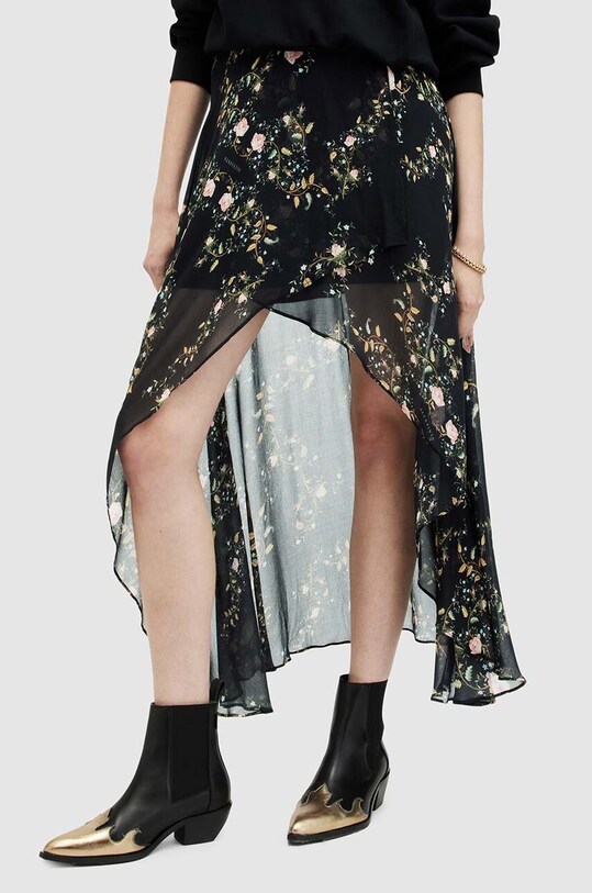 Спідниця AllSaints SLVINA OTO SKIRT WS525Z чорний SS24