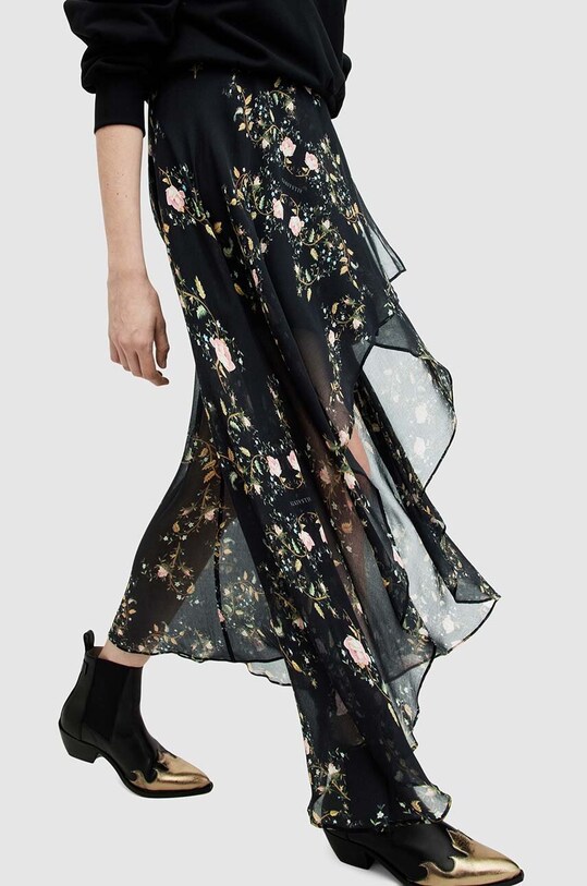 Одяг Спідниця AllSaints SLVINA OTO SKIRT WS525Z чорний