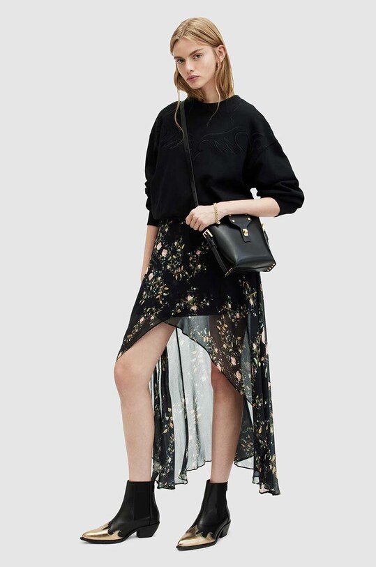 Спідниця AllSaints SLVINA OTO SKIRT WS525Z чорний