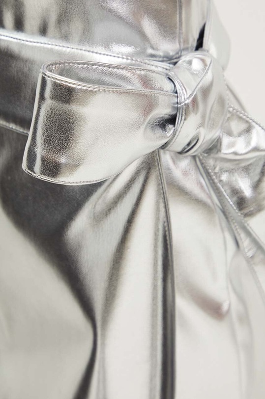 Suknja Never Fully Dressed Mini Jaspre srebrna NFDSK511