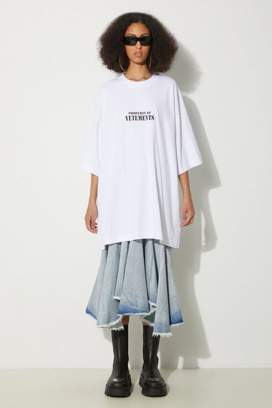 Джинсова спідниця VETEMENTS Denim Midi WE64SK700N блакитний SS24