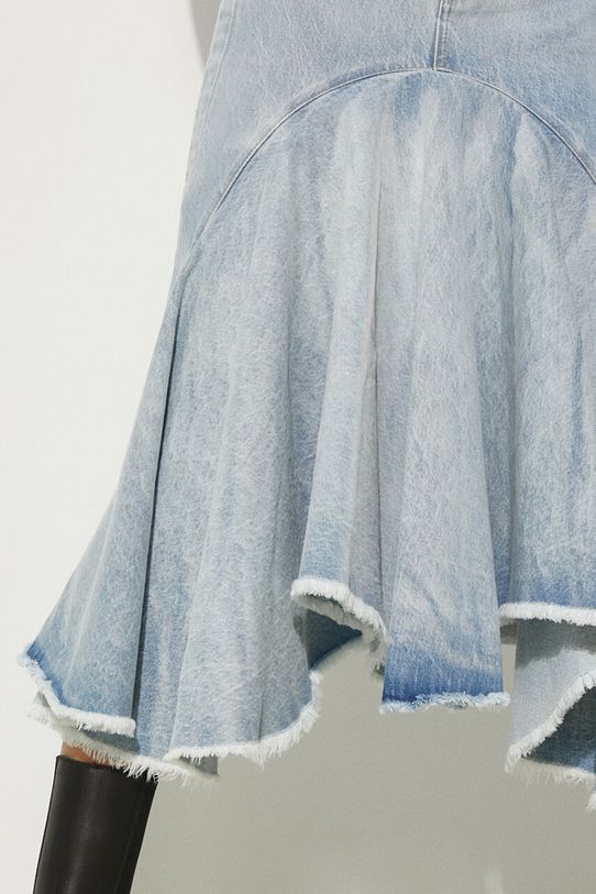 VETEMENTS denim skirt Denim Midi WE64SK700N blue