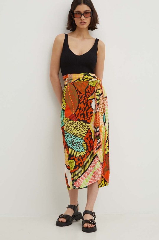 Sukňa Never Fully Dressed viskóza viacfarebná NFDSK429