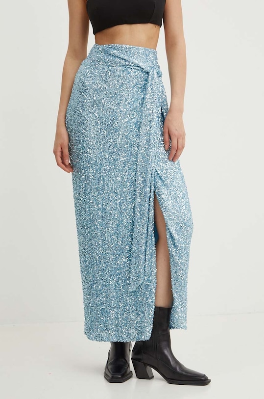 Never Fully Dressed fusta imprimeu albastru NFDSK518