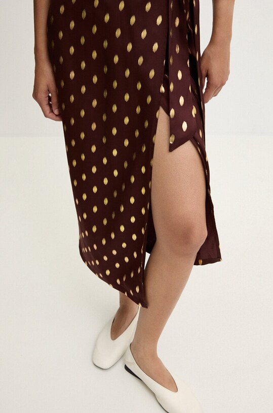 Never Fully Dressed fusta Jaspre Skirt maro NFDSK635