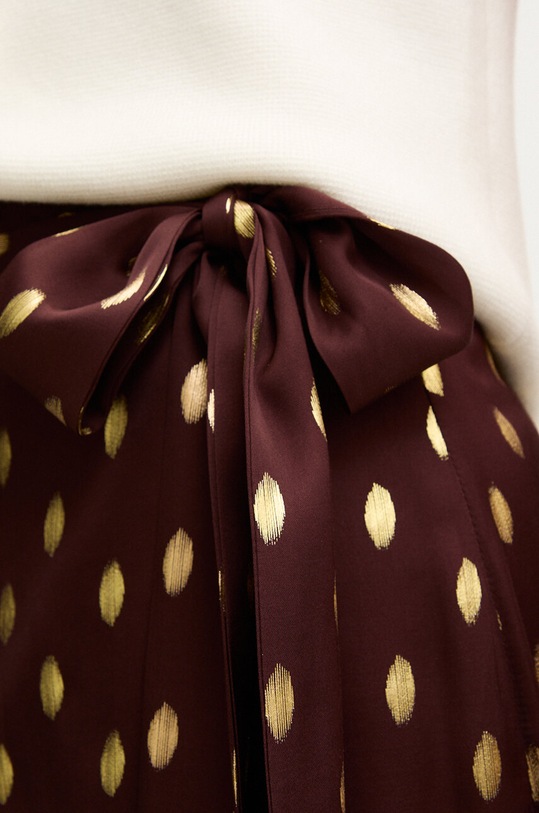 Sukně Never Fully Dressed Jaspre Skirt NFDSK635 hnědá