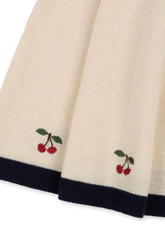 Konges Sløjd gonna di cotone bambina bianco KS100555