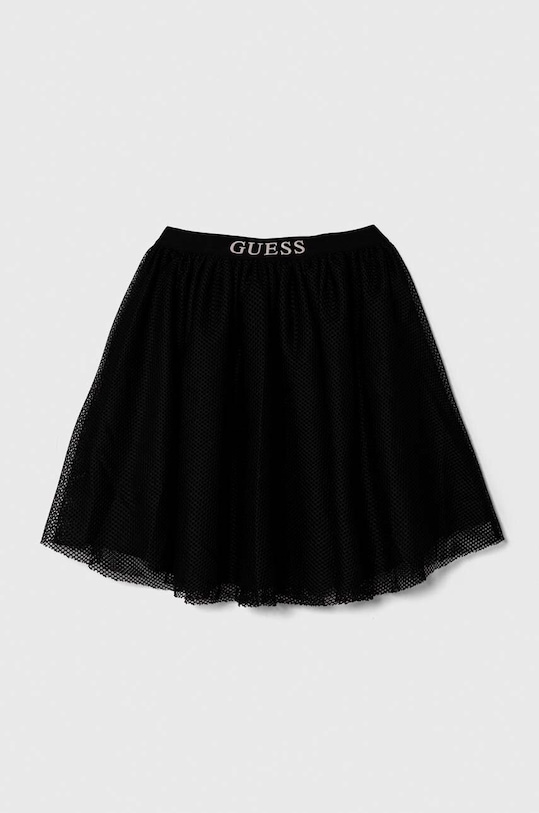Dětská sukně Guess mini černá J4RD14.KACZ0.PPYH