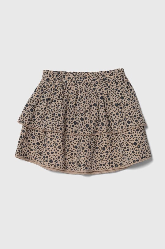 Детская юбка United Colors of Benetton mini бежевый 4HMHG000S.P.Seasonal