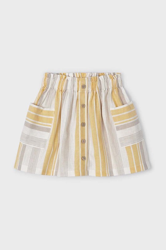 Mayoral fusta fete 3902.6D.Mini.PPYH galben SS24