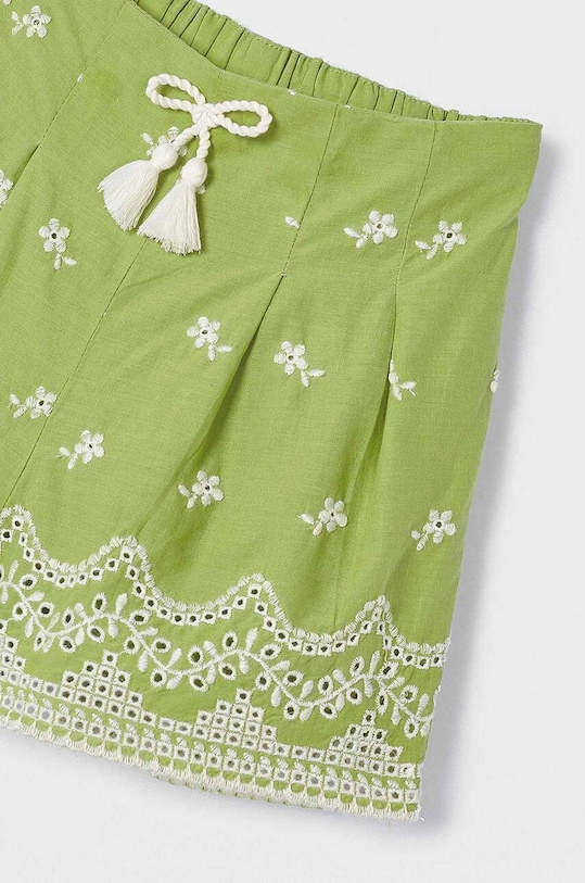Dziewczynka Mayoral szorty dziecięce 3909.6F.Mini.PPYH zielony