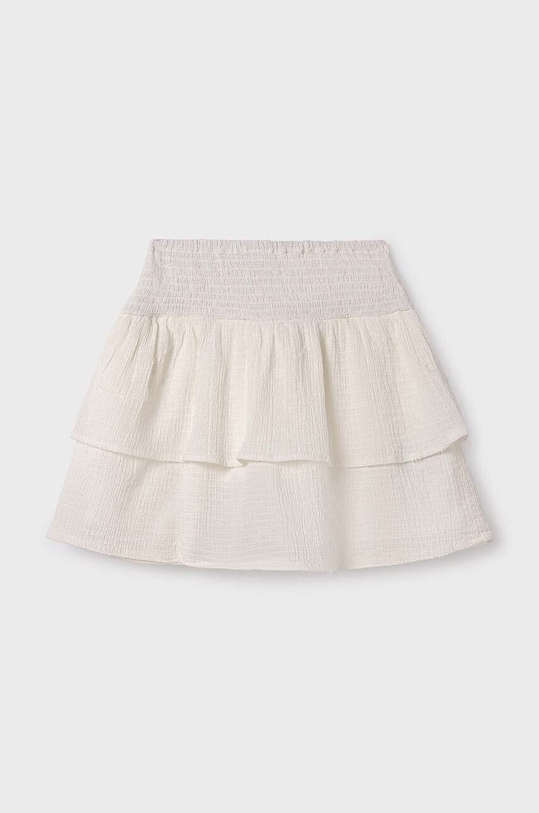 Dievčenská bavlnená sukňa Mayoral 6970.8C.Junior.PPYH béžová SS24