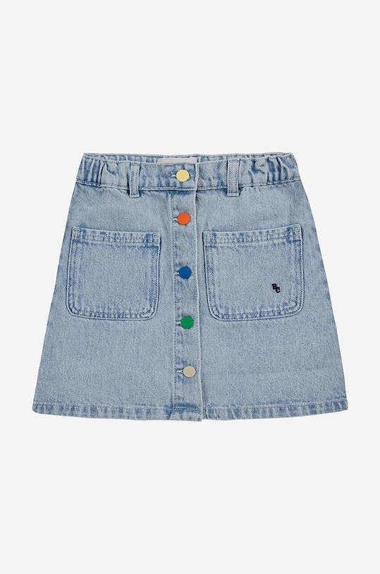 Bobo Choses fustă din denim pentru copii 124AC095 albastru SS24